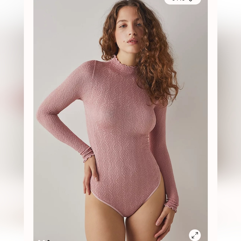 Free people Mara mockneck bodysuit. NWOT. Womens xs/s - Picture 5 of 6